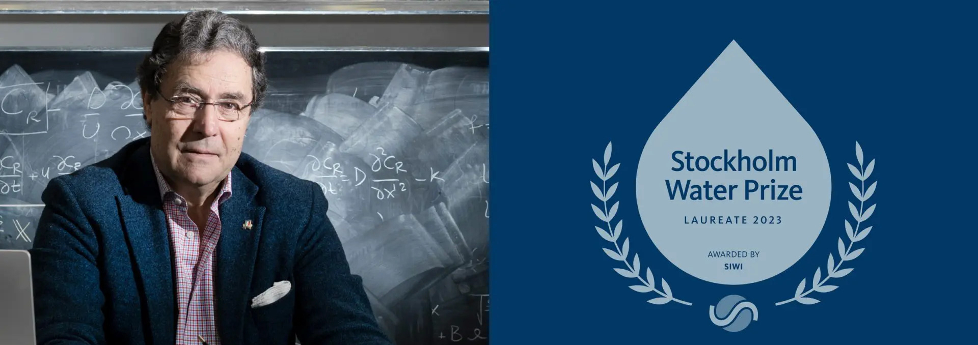 Andrea Rinaldo wins the Stockholm Water Prize for research on rivers