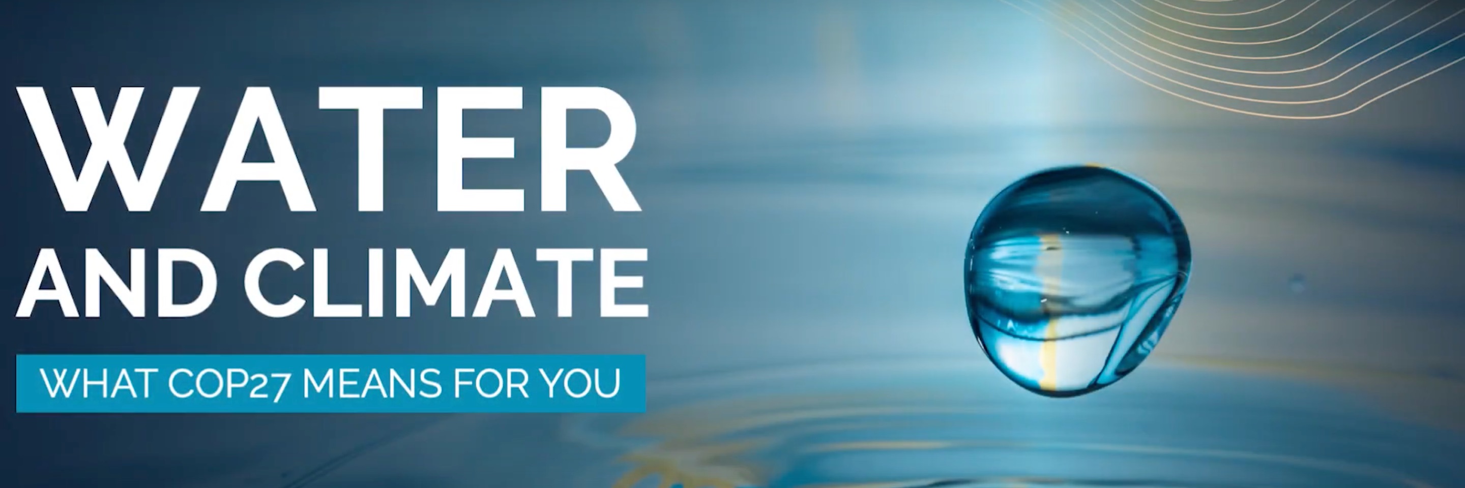 COP27: 5 take-aways for the water sector