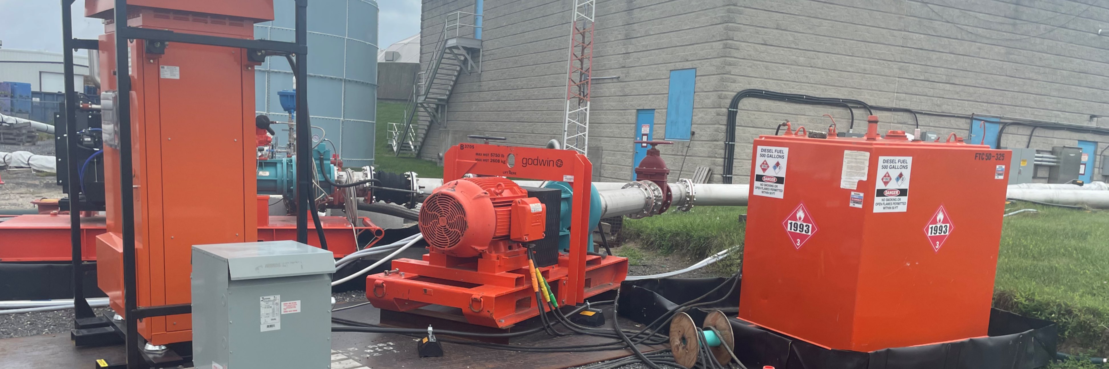 Powering recovery: How diesel and electric dewatering pumps restored clean water after a fire