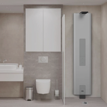 Sustainable Flow Loop shower recirculates water with Xylem’s Flojet pump
