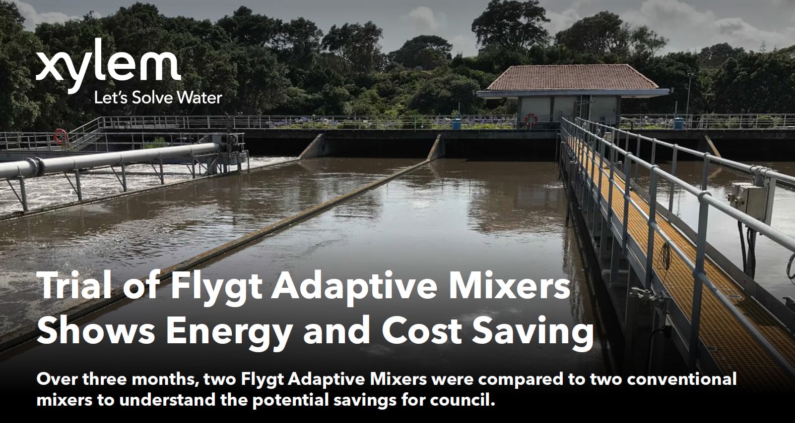 Trial of Flygt Adaptive Mixers Shows Energy and Cost Saving - banner image