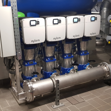 Una soluzione di pompaggio innovativa consente risparmi energetici, economici e di spazio a Großostheim, Germania