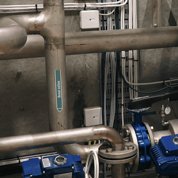 Lo stabilimento Xylem ricicla l'acqua di processo