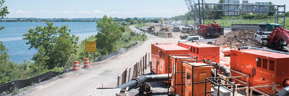 Sewage bypass system uses remote monitoring to increase efficiency