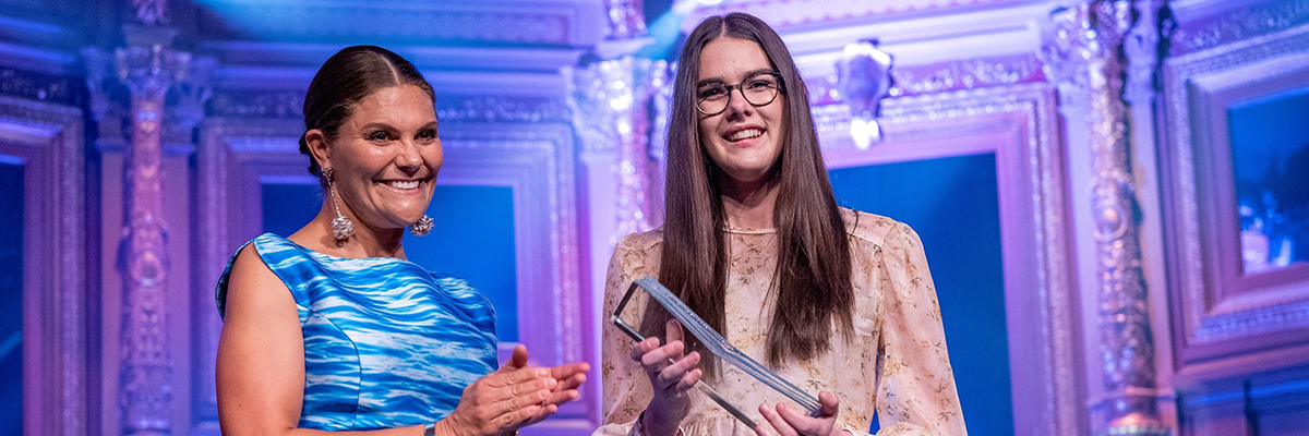 Congratulations to Macinley Butson, winner of the Stockholm Junior Water Prize!