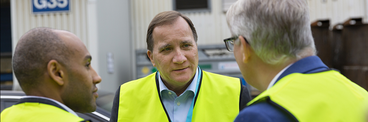 Water sustainability in focus as Swedish prime minister visits Xylem