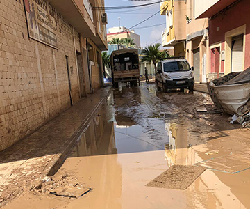 Intervention rapide de Xylem après la tempête de 2019 en Espagne