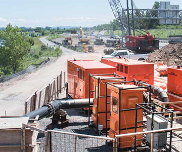 Sewage bypass system uses remote monitoring to increase efficiency