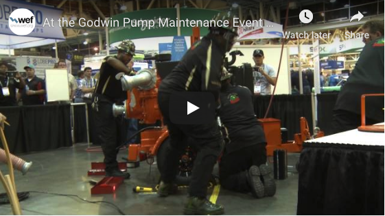 At the Godwin Pump Maintenance Event for Ops Challenge, WEFTEC 2014