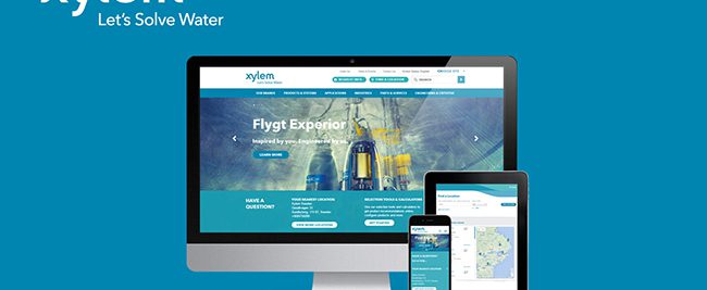 Xylem lanza la nueva web de bombas Flygt