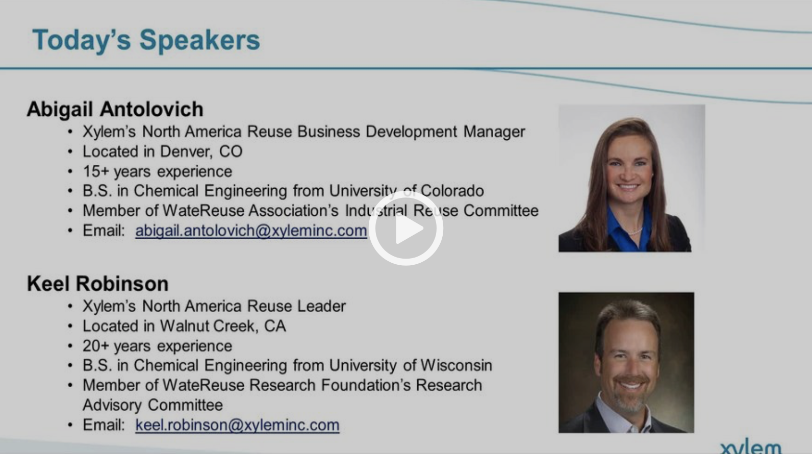 Webinar: Optimizing AOP to Solve Water Reuse Challenges