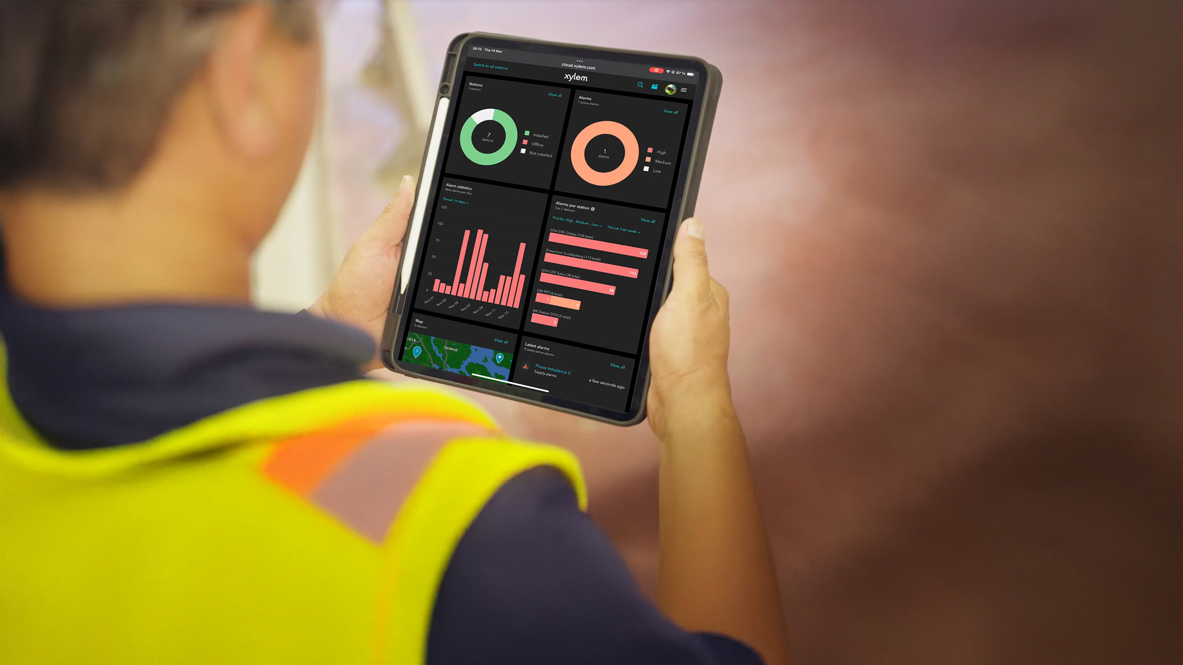 Xylem Vue Secure Connect at every level: 