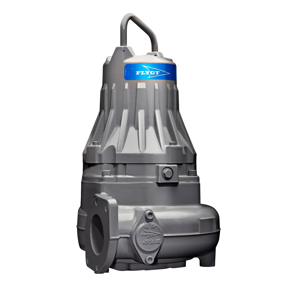 Flygt N-technology 3085 wastewater pump with Adaptive N impeller