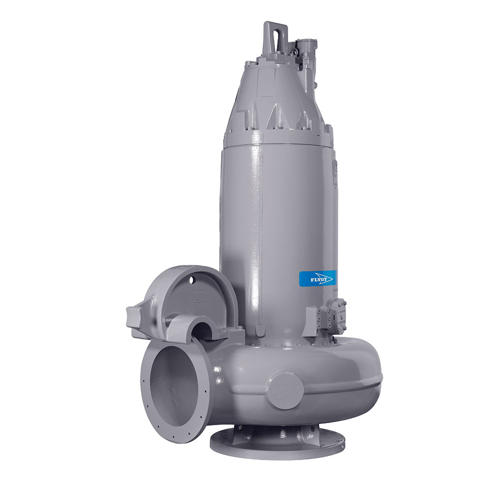 Flygt N-technology 3351 submersible pump for installation on twin guide bars