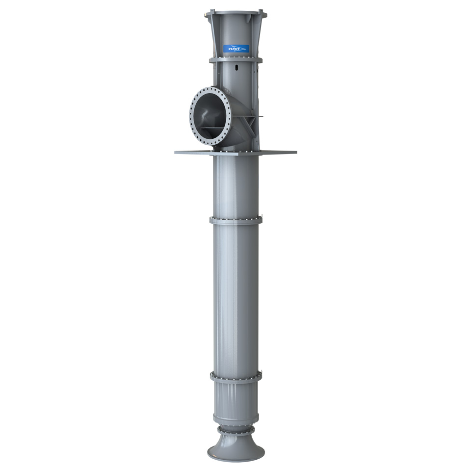 A-C Custom Pump VCP with above-floor discharge elbow
