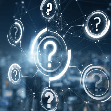 Advanced Metering Infrastructure FAQs question mark on tech background square