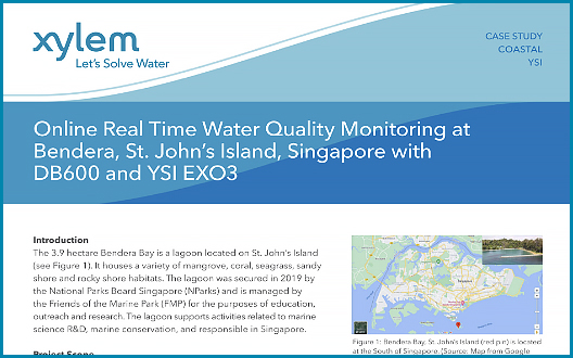 Online Real-Time Water Quality Monitoring in Singapore with DB600 and EXO3
