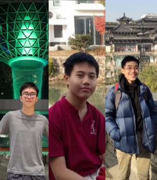 Low Jeen Liang, Kinsey Yiu and Tan Wei An