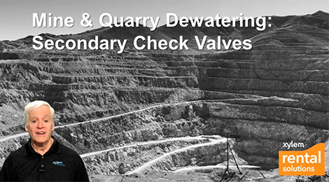 Secondary Check Valves in Mining Applications