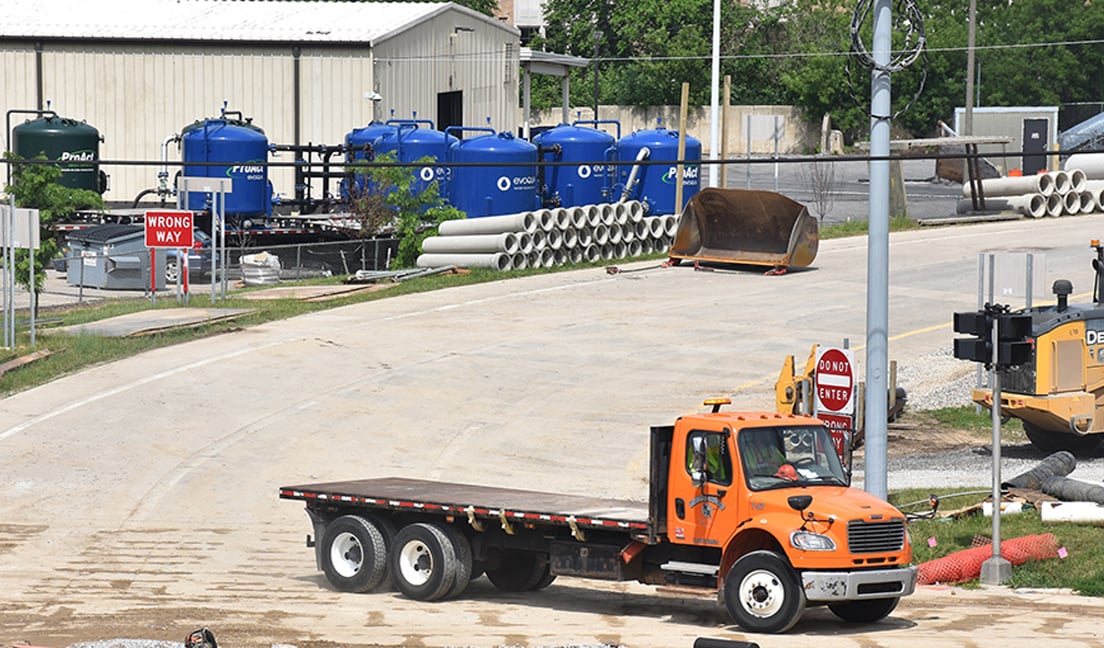 Construction site in west Michigan