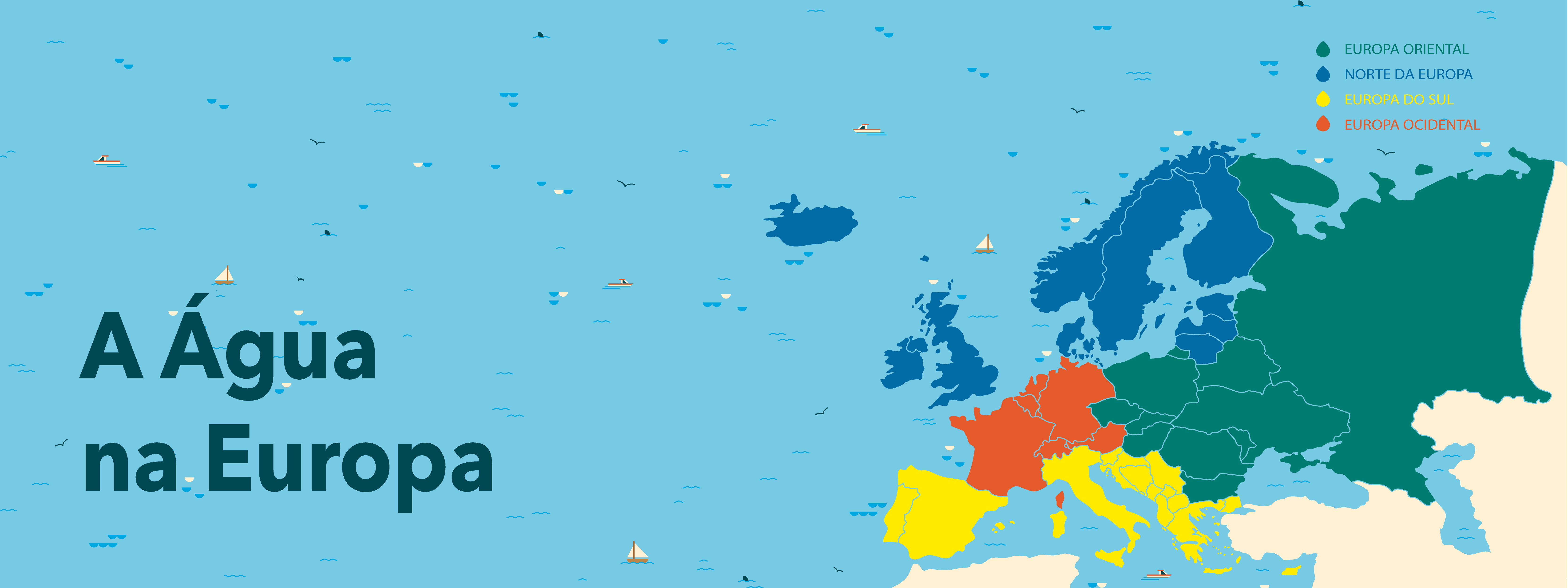 a &aacute;gua na europa